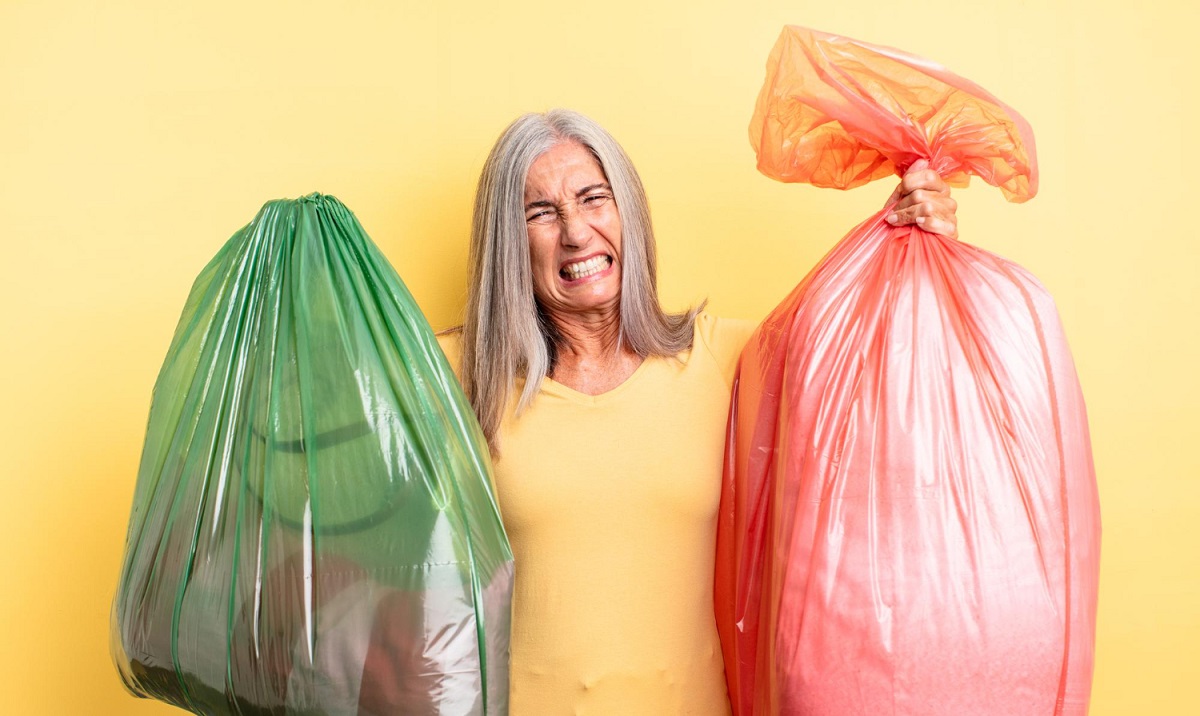 senior-gray-hair-woman-recycle-rubbish-concept